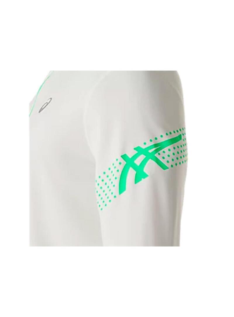 Sweat-shirts polaires pour hommes Asics Icons Blancs 4/4