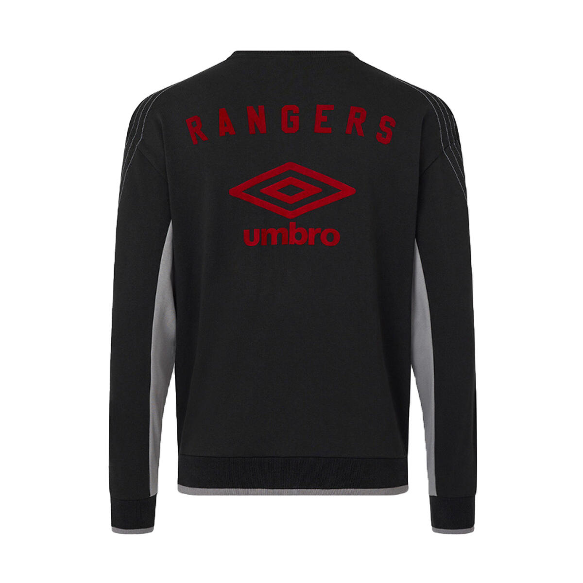 Felpa Da Viaggio Rangers FC Girocollo Uomo Umbro Caviale 2/3