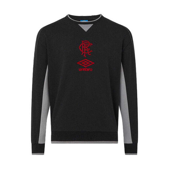 Sweat Voyage Motif/style Rangers FC Homme (Noir)