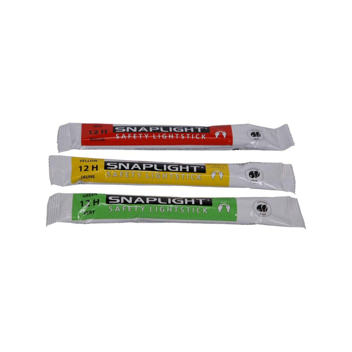 Cyalume Kit de 3 bâtons 12H (rouge, vert, jaune) 2/3