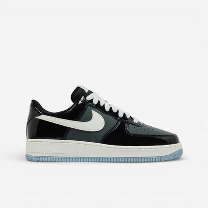 Nike Air Force 1 '07 Black Iron Grey Patent