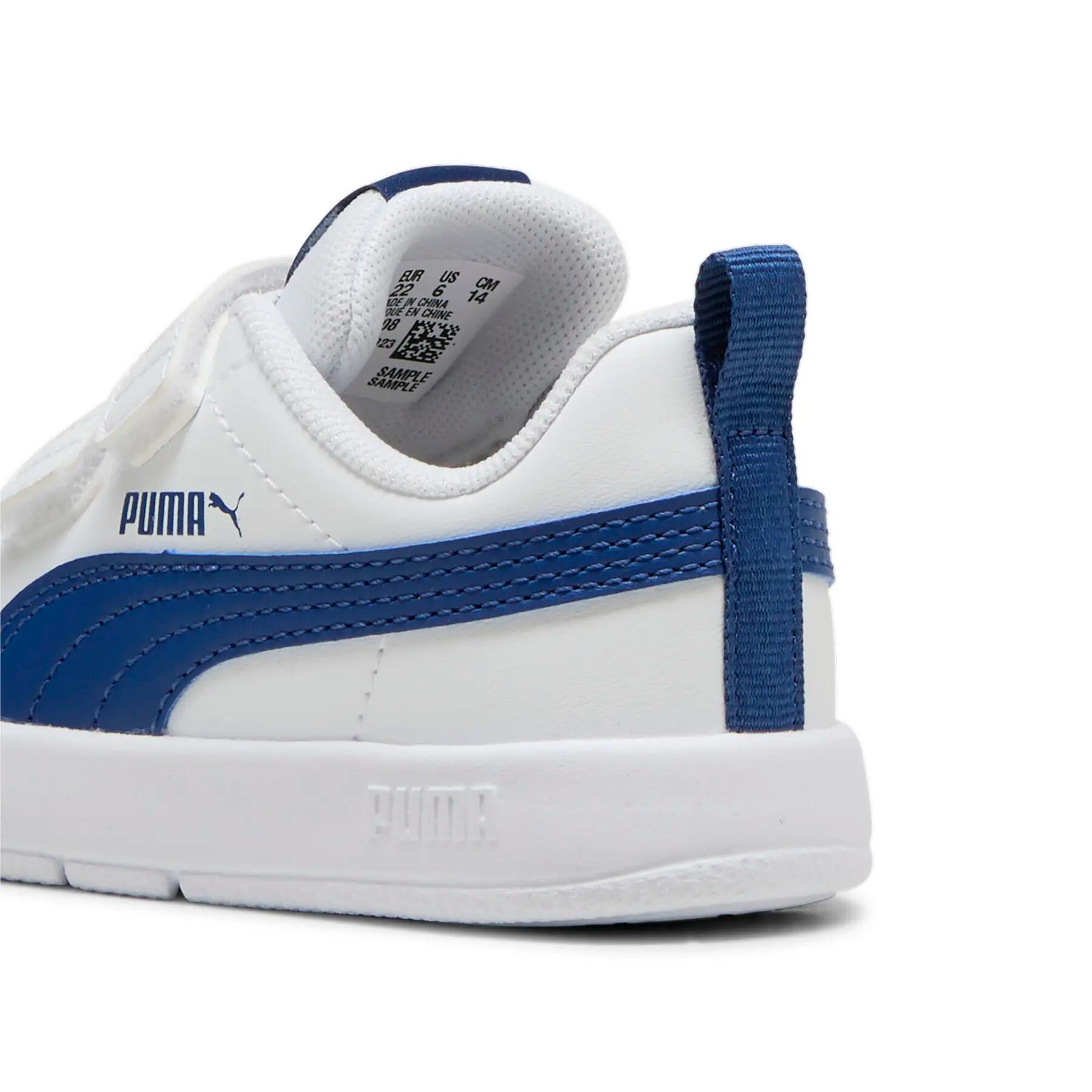 Basket Basse Enfant à Scratches Puma Courtflex V3 V inf 6/6
