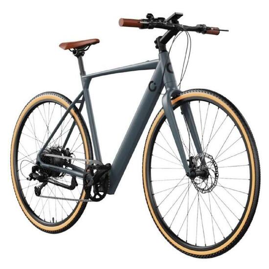 Cecotec Vélo Électrique Urbain Sprint Silver 28". Autonomie 70km, Batterie 360Wh