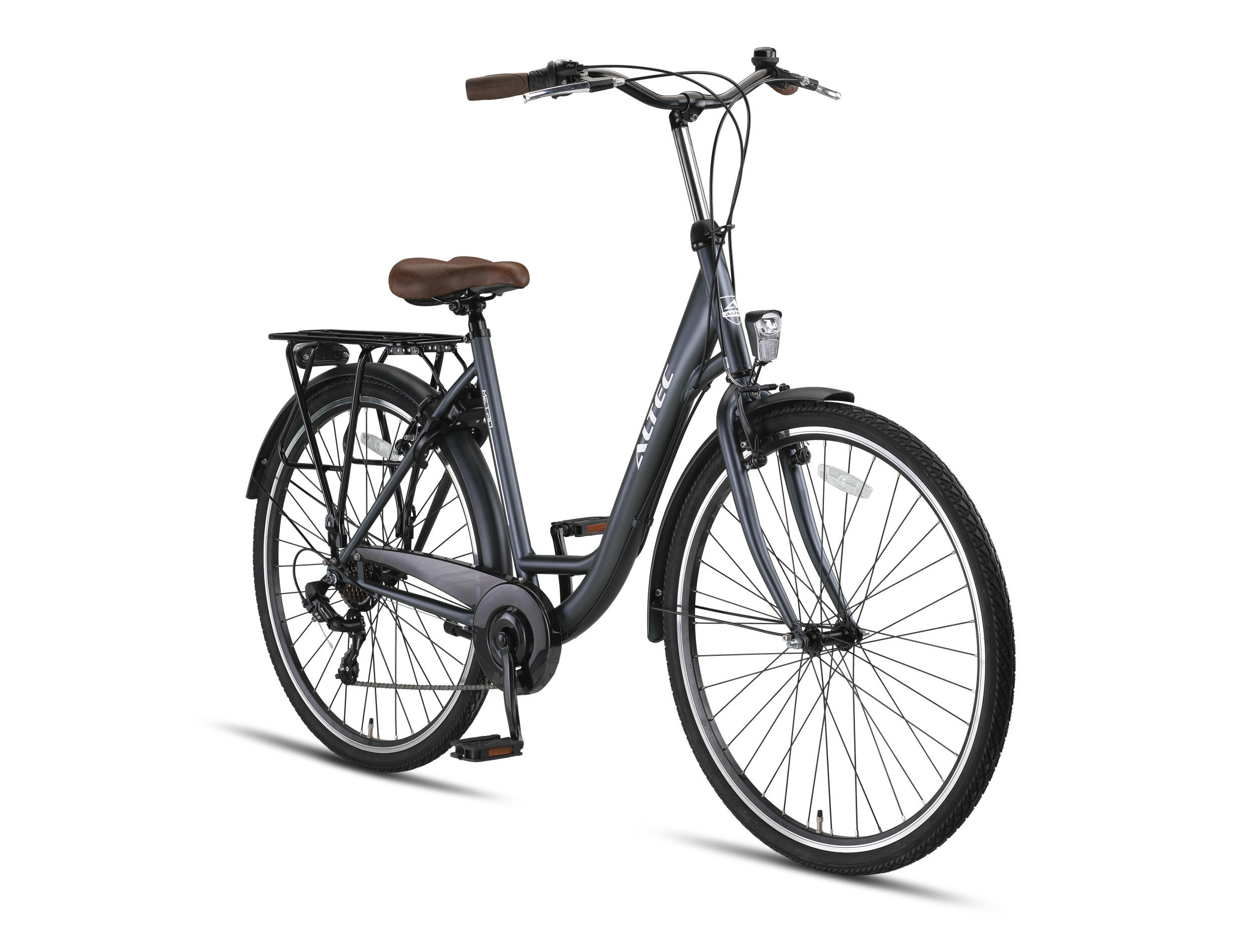 Metro 28 Inch 52 cm Dames 7V V-Brakes Antraciet 2/6