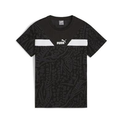 Meisjes-t-shirt puma power hypernatural aop relaxed