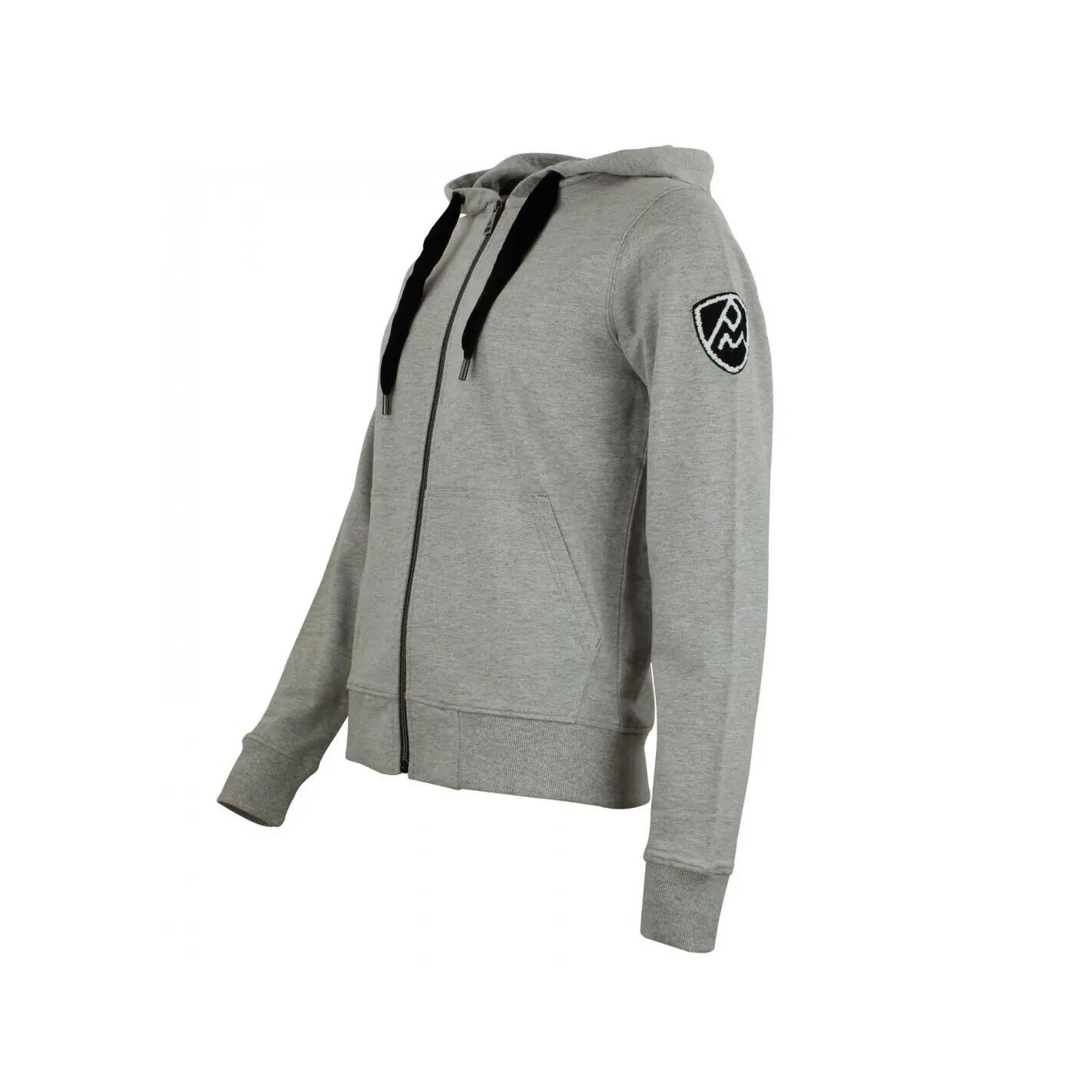 Felpa da donna in cotone con zip integrale Peak Mountain French Terry 2/5