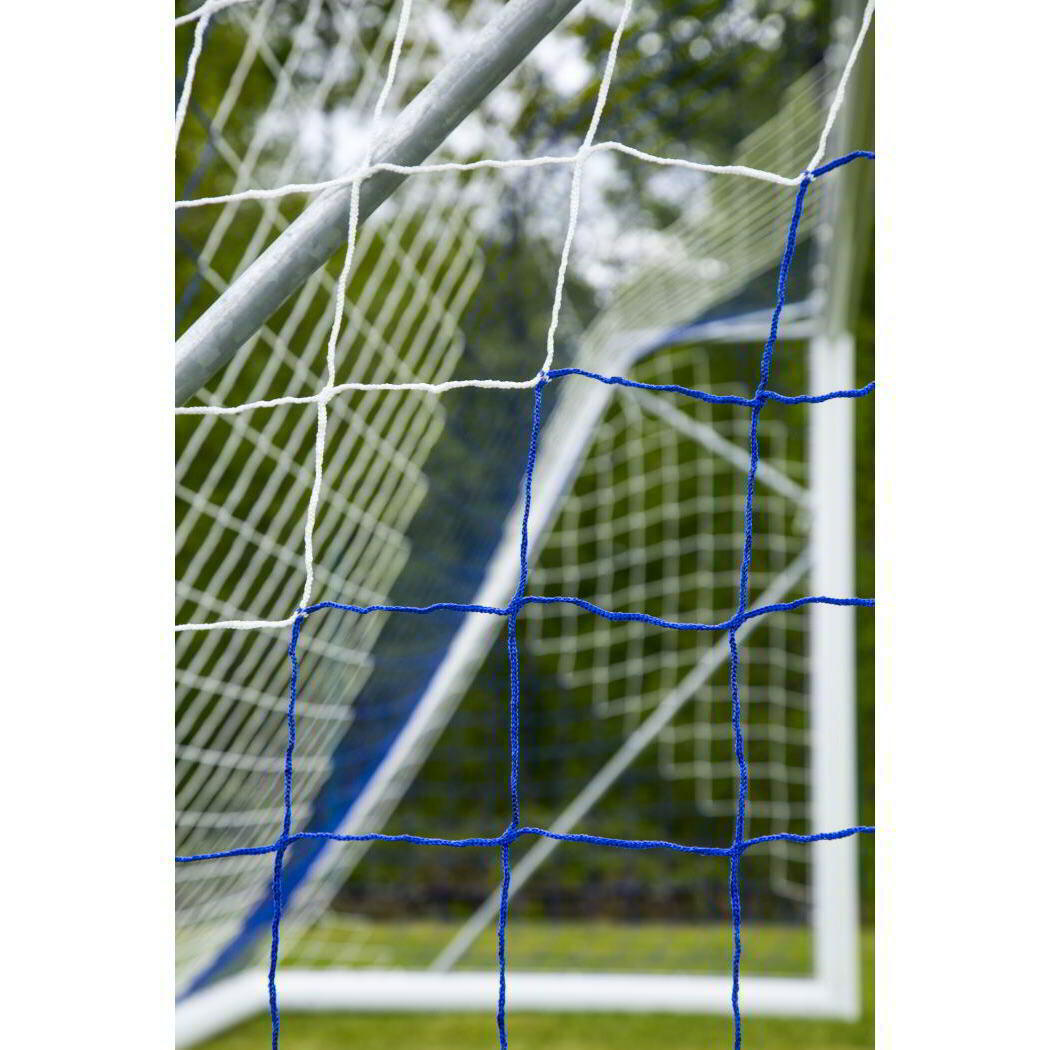 POWERSHOT Síť na fotbalové branky o rozměrech 7,32m x 2,44m x 2m x 2m bílo-modrá