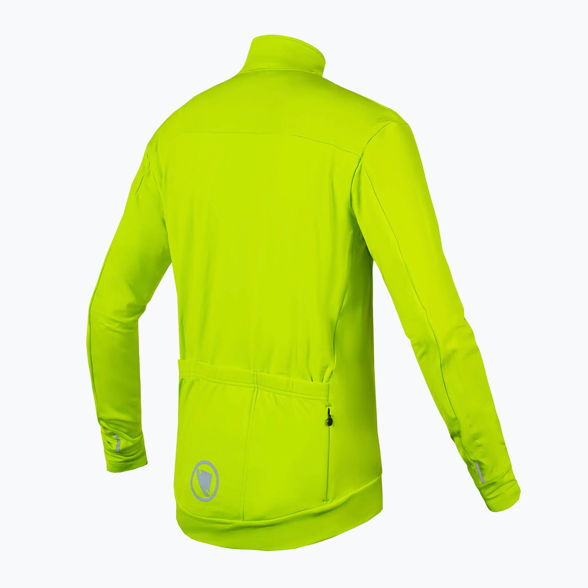 Sweat-shirt de cyclisme homme Endura Xtract Roubaix haute visibilité 2/3