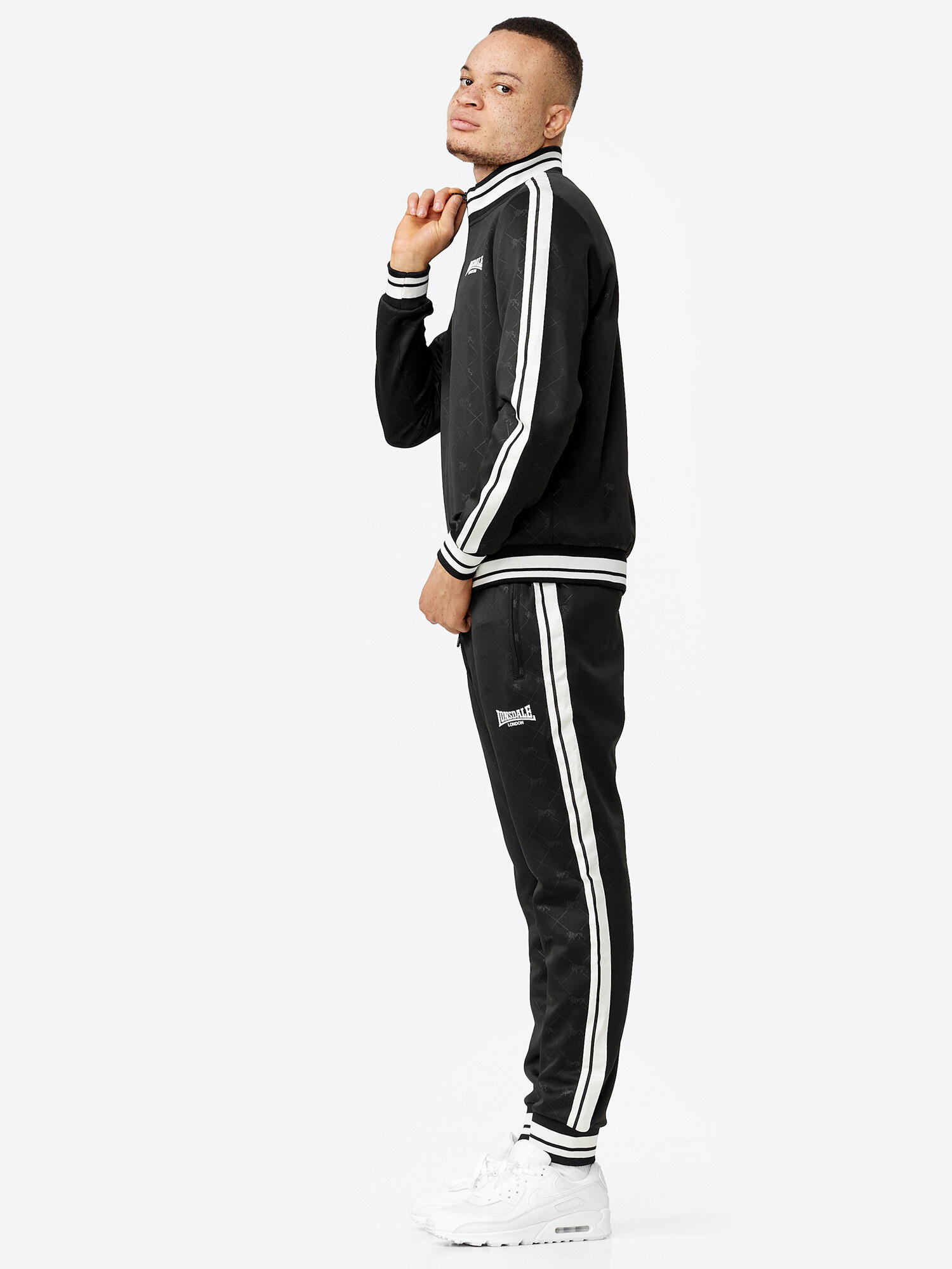 LONSDALE Heren trainingspak slim fit ASHWELL 3/6