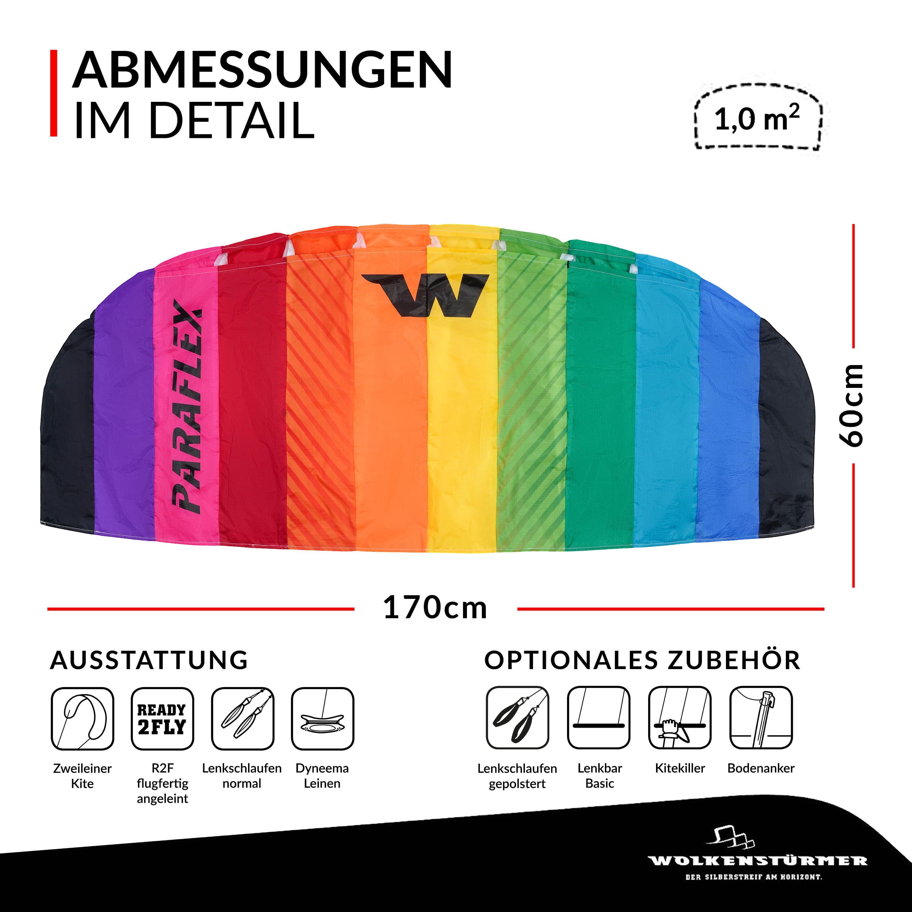 Ala da kitesurf Wolkenstürmer Paraflex 7/7