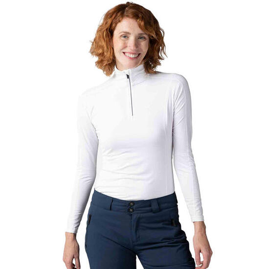 Sous-pull classique 1/2 zip femme Rossignol