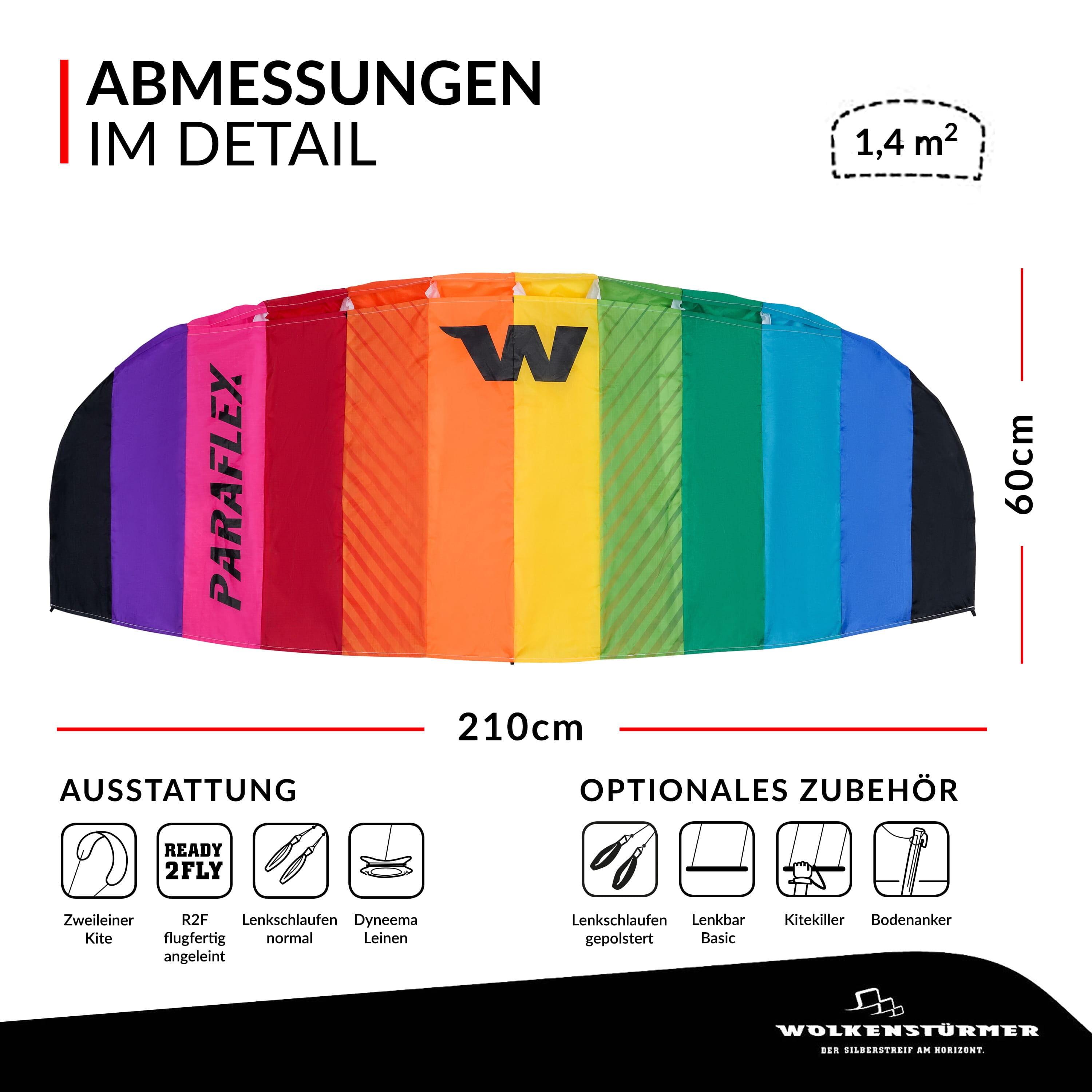 Alas de kitesurf Wolkenstürmer Paraflex 7/7