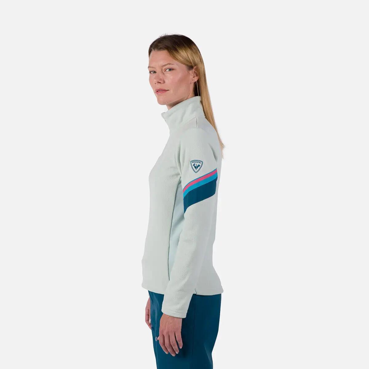 Pile da donna con 1/2 zip Rossignol Strawpile 3/7