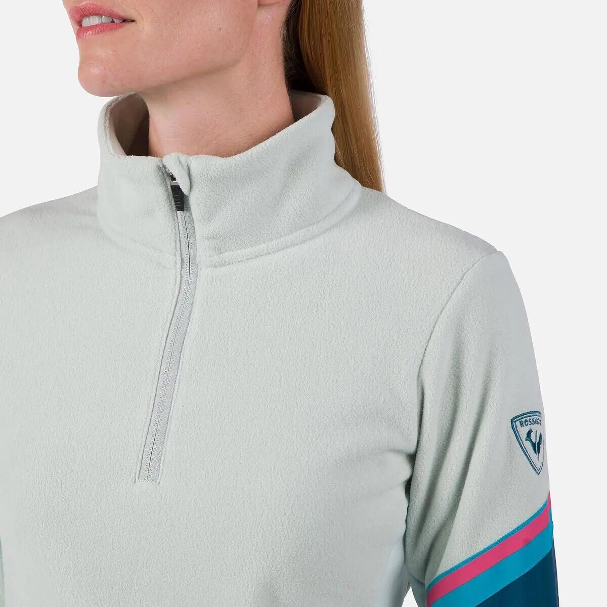 Pile da donna con 1/2 zip Rossignol Strawpile 5/7