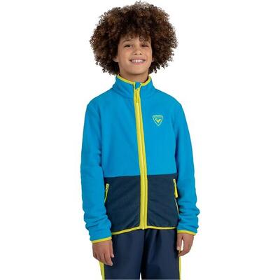 Fleece met volledige rits voor kinderen rossignol strawpile