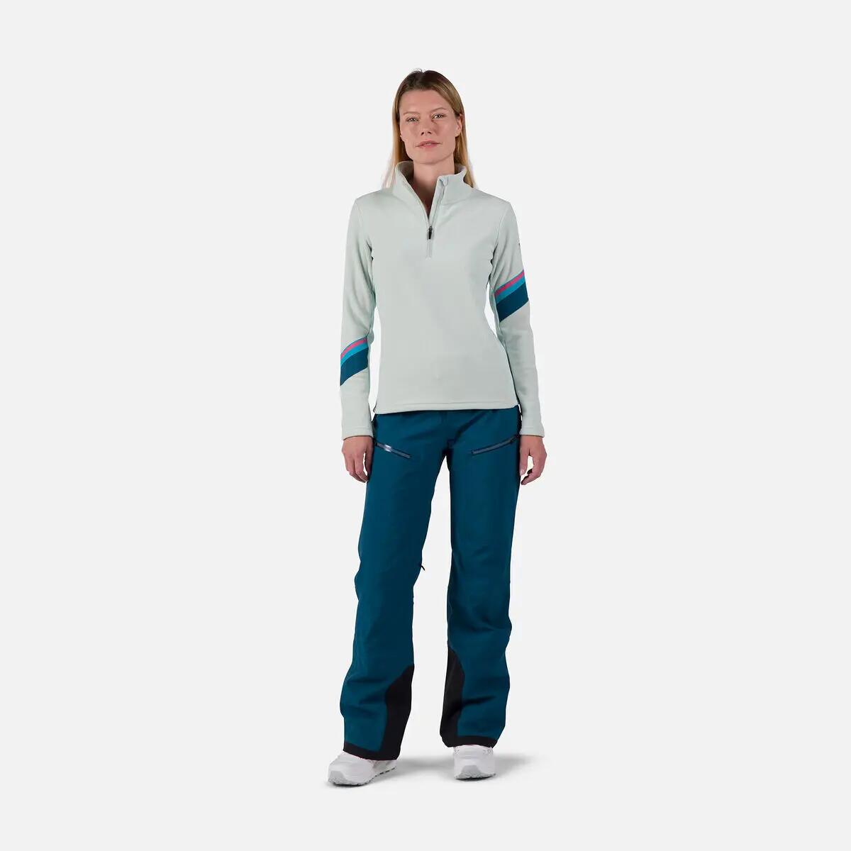 Pile da donna con 1/2 zip Rossignol Strawpile 4/7