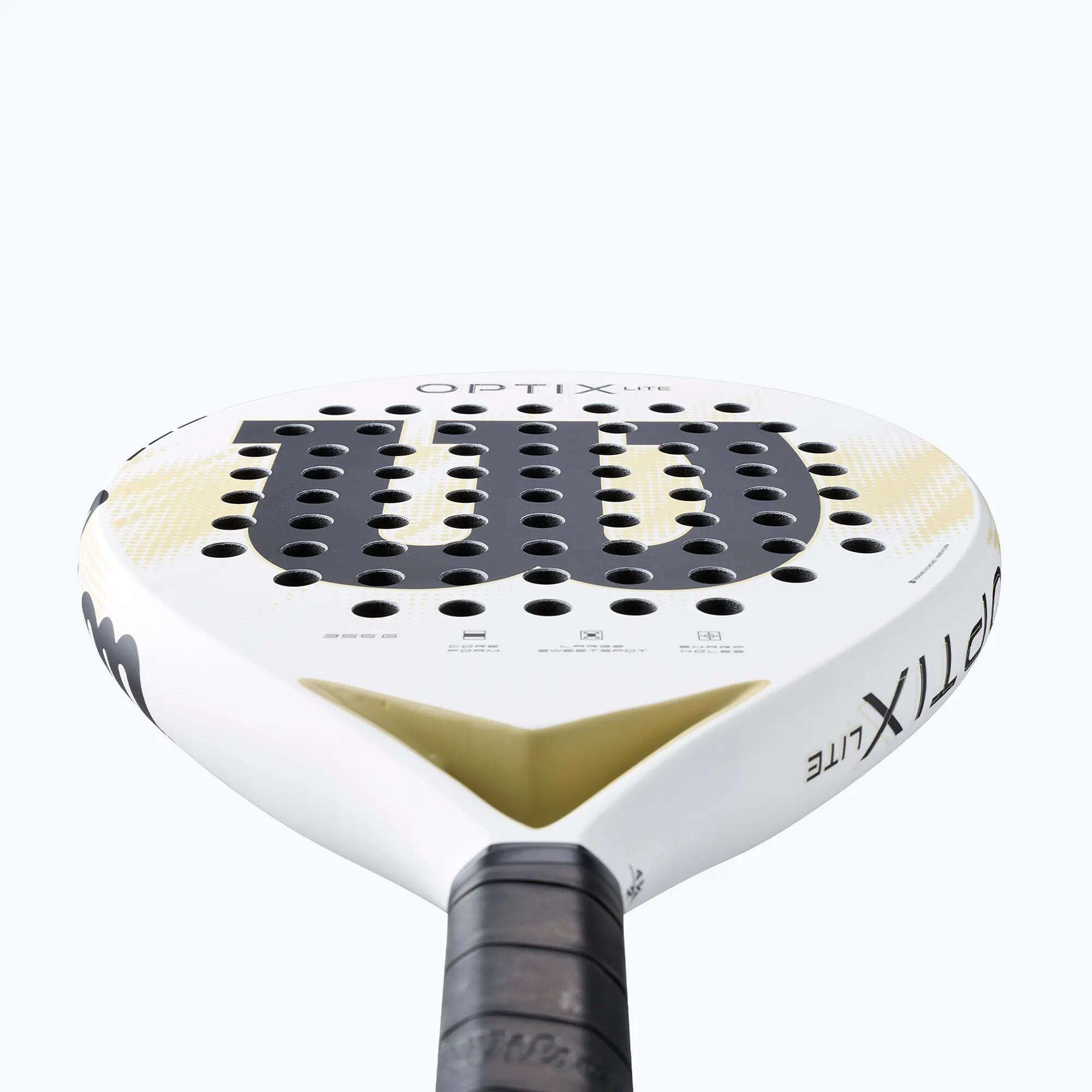 WILSON Raquette de Padel Adulte – Optix V2 Lite White 5/7