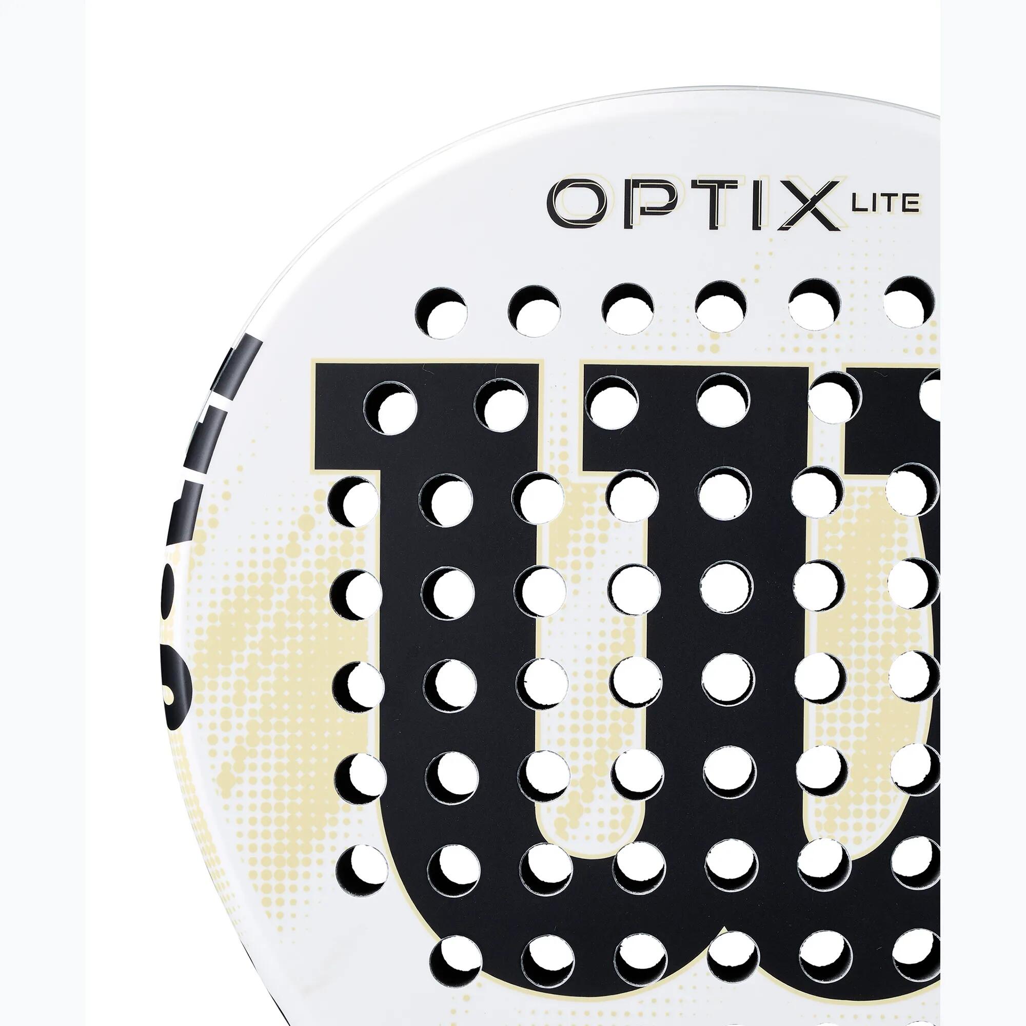 WILSON Raquette de Padel Adulte – Optix V2 Lite White 6/7