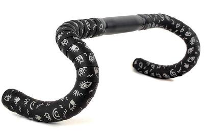 Drop bar stuur 31.8 mm met sntfx special reflective eyes stuurlinten