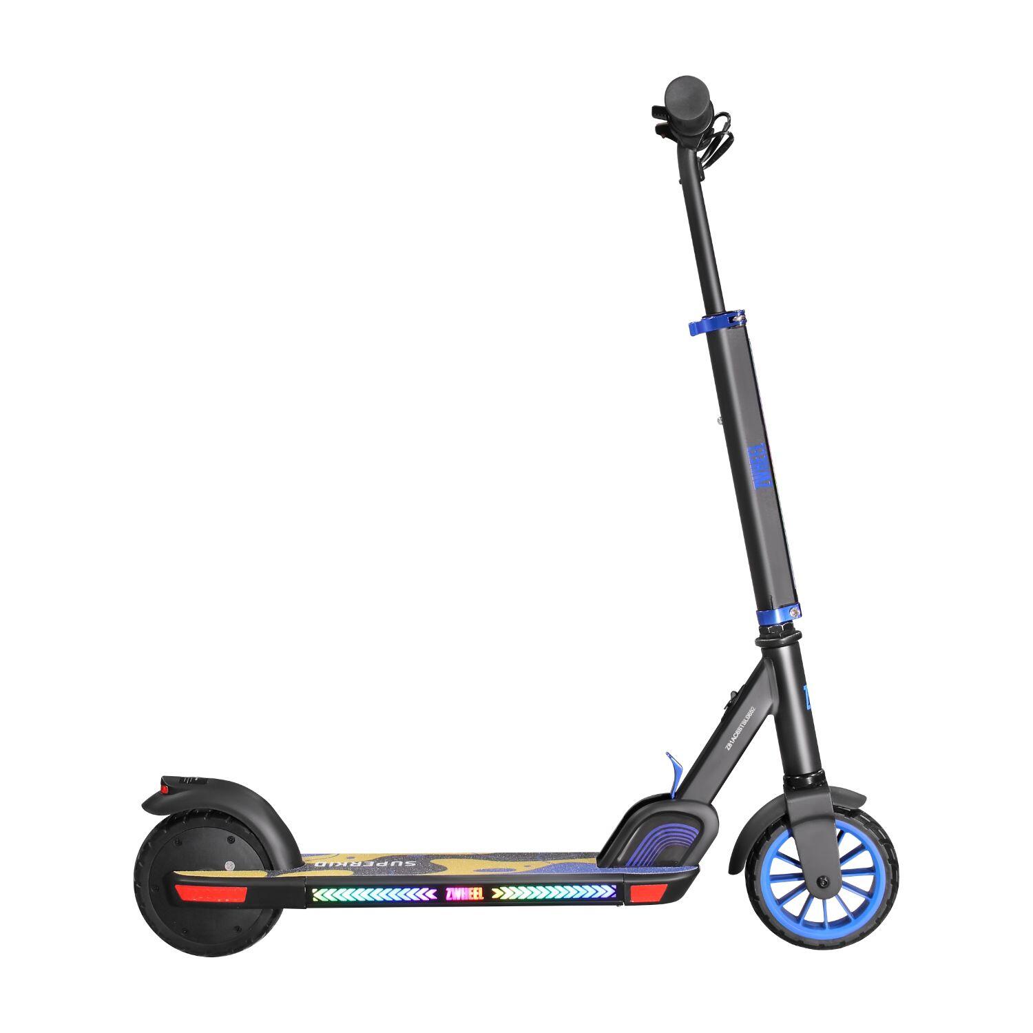 Patinete eléctrico ZWheel ZToy Superkid, 150W, 2600mAh, 10km, azul 2/7