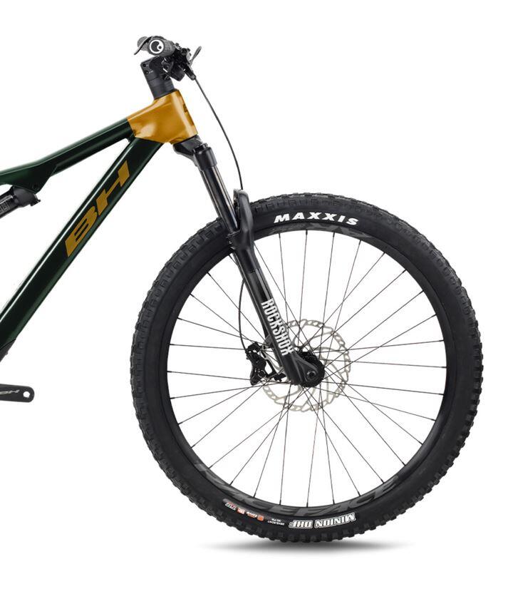 Bicicleta eléctrica Bh Ilynx Trail Carbon 8.5 verde-naranja 2/3