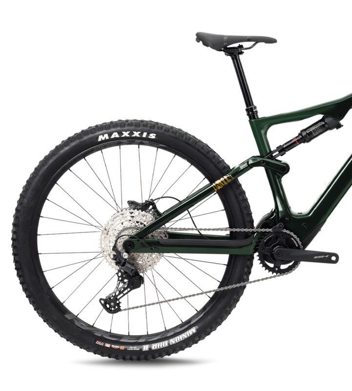 Bicicleta eléctrica Bh Ilynx Trail Carbon 8.5 verde-naranja 3/3