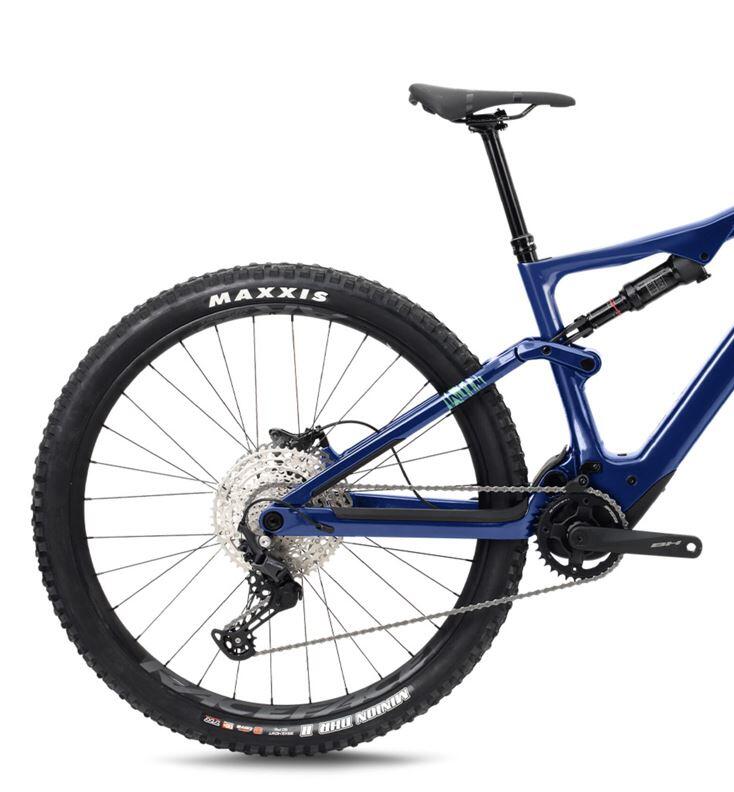 Bicicleta eléctrica Bh Ilynx Trail Carbon 8.5 Azul-verde 2/3