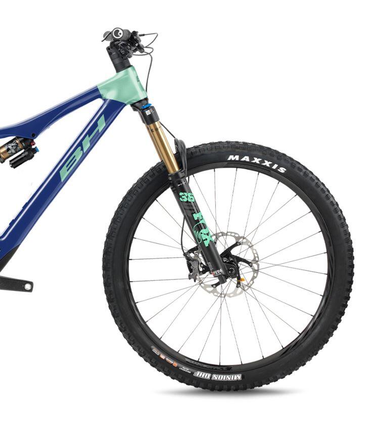 Bicicleta eléctrica Bh Ilynx Trail Carbon 8.9 (2026)azul-verde 3/3