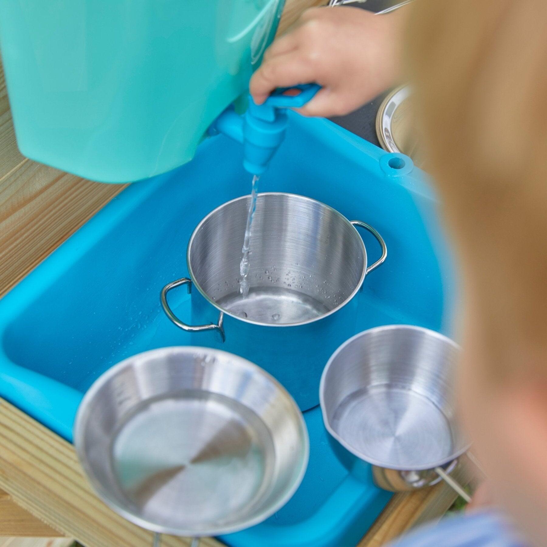Kinderhuisje met buitenkeuken REFUGE bruin FSC® 5/5