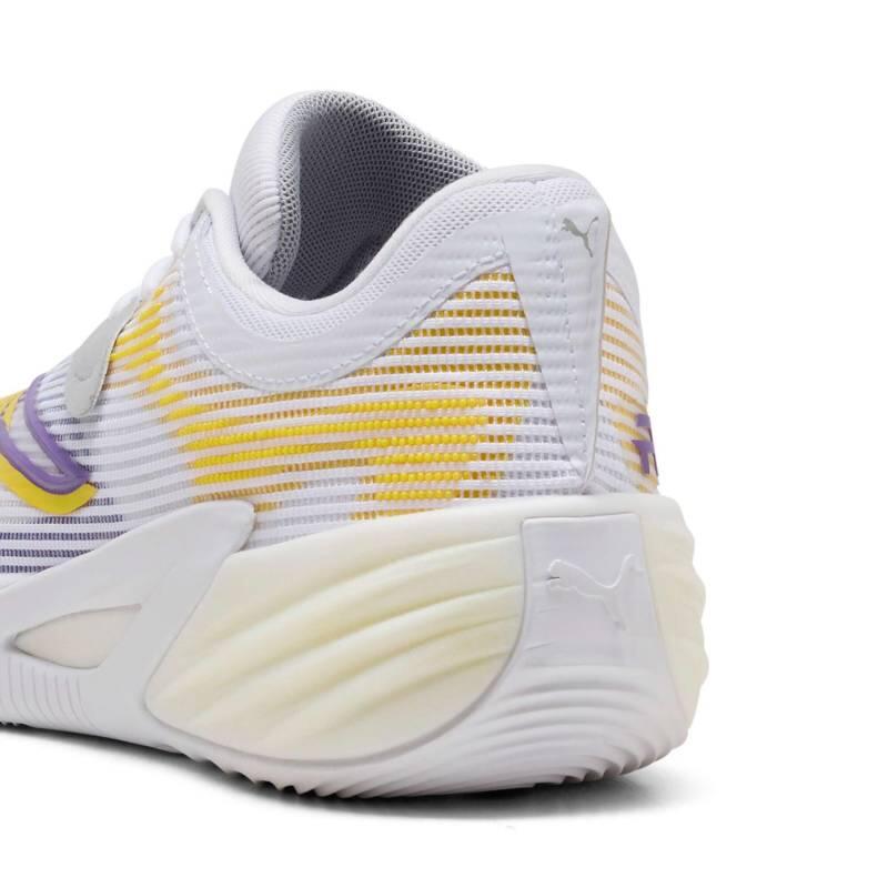 Chaussures de Basketball Puma All-Pro Nitro 2 Blanc et jaune 5/6