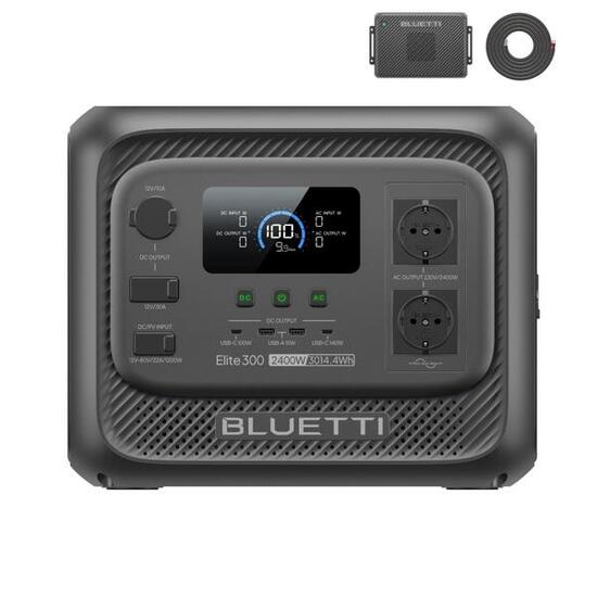Elite 300 + Charger2 Tragbare Powerstation 3014Wh für Wohnmobilreisen & Notstrom