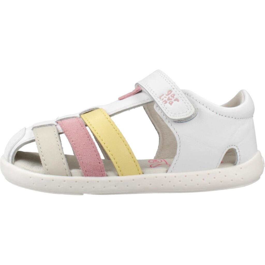 Sandálias Barefoot Bebé Garvalín 262325d Brancas com Velcro 2/7