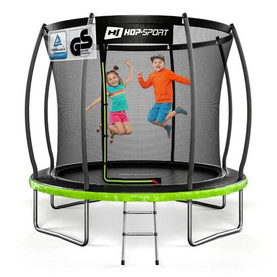 Trampoline de jardin rond 8ft 244 cm HS-PT8I, filet de protection intérieur