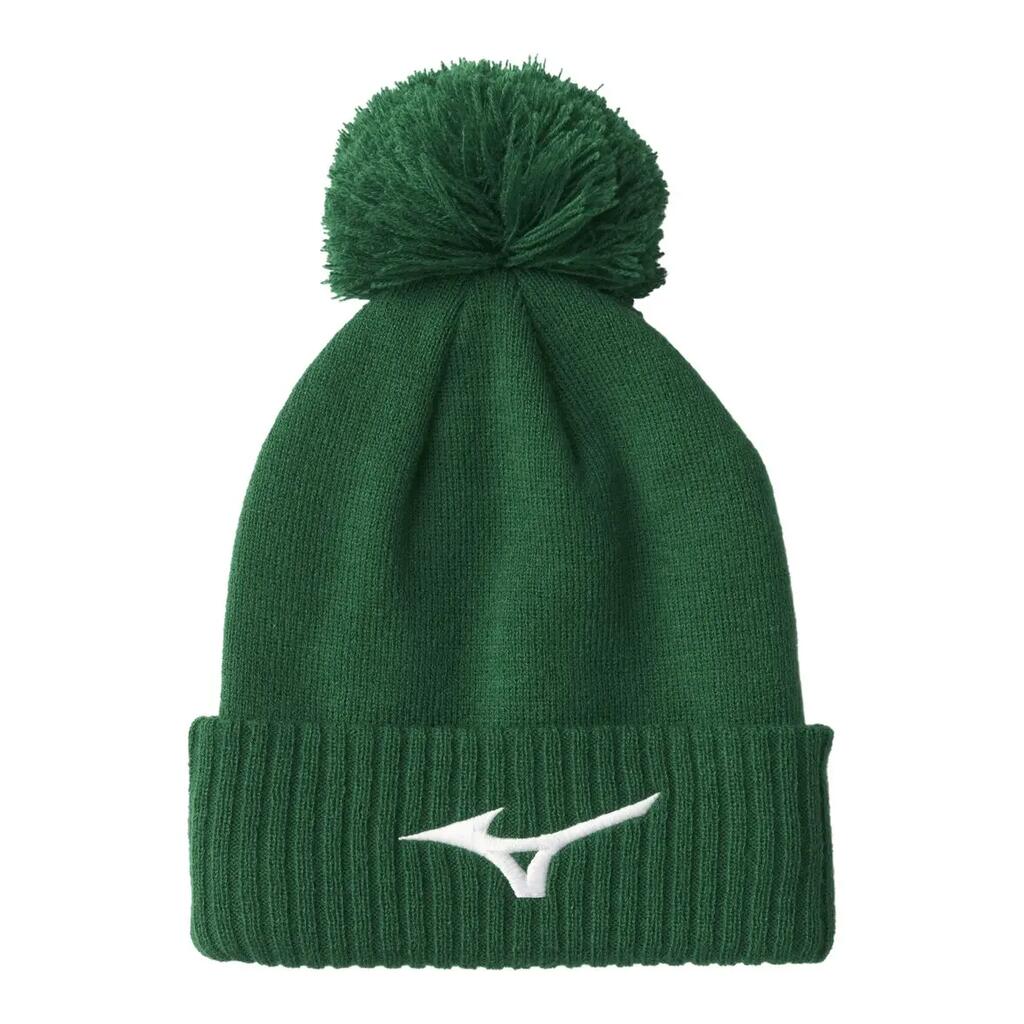 Mizuno Crested Bobble hat green