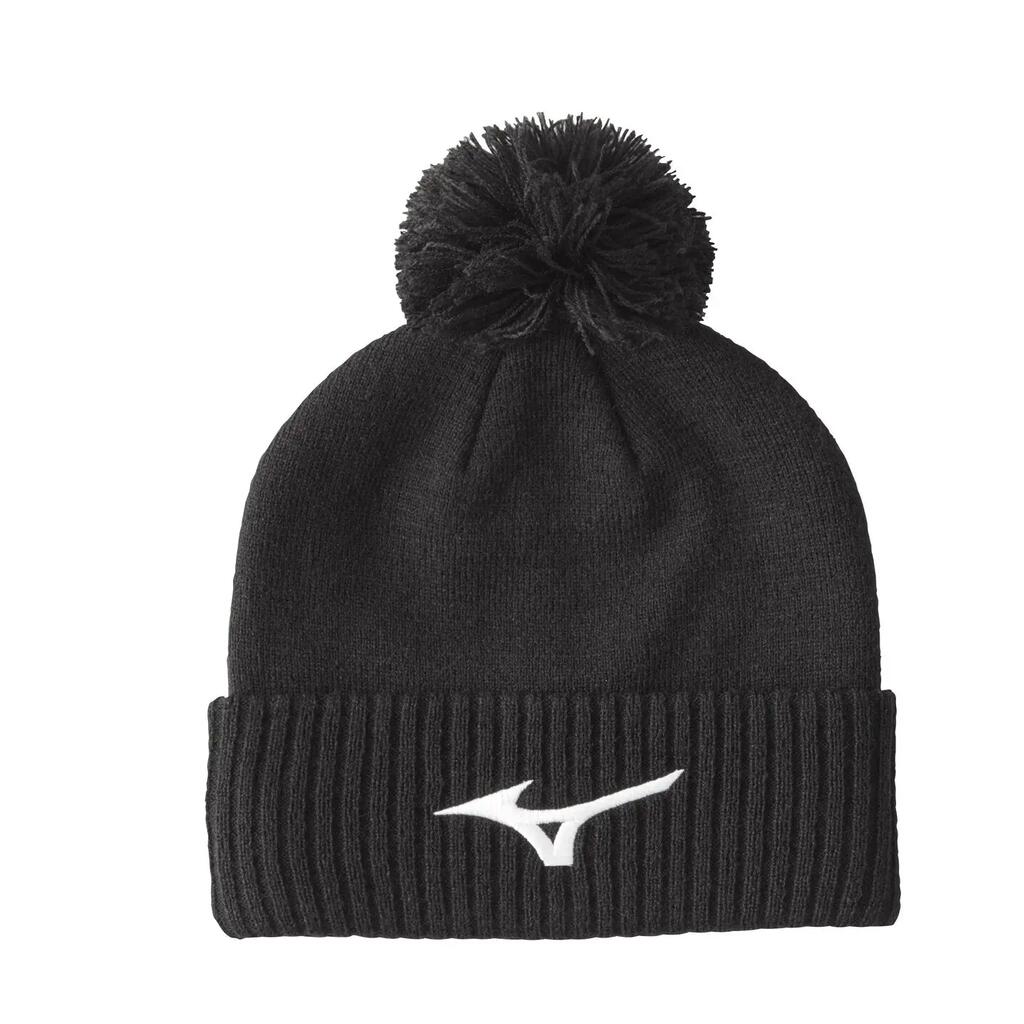 Mizuno Crested Bobble hat black