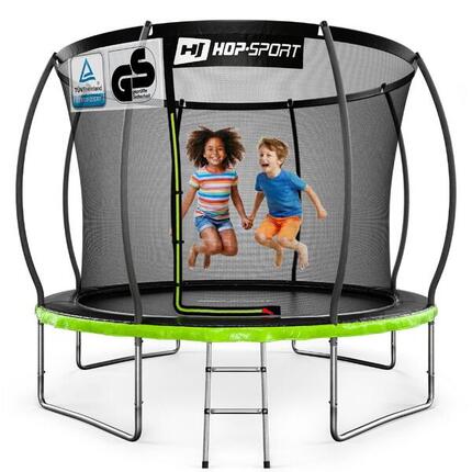 Trampoline citrouille 10ft (305cm) Hop-Sport HS-PT10I avec filet intérieur