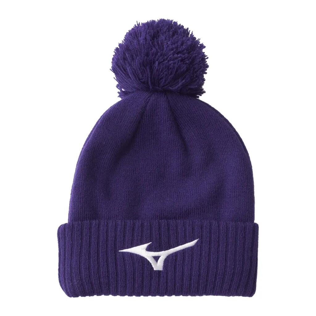 Mizuno Crested Bobble hat purple