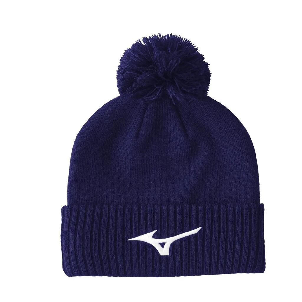 Mizuno Crested Bobble hat navy