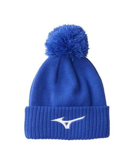 Mizuno Bobble Mütze mit Wappen blu