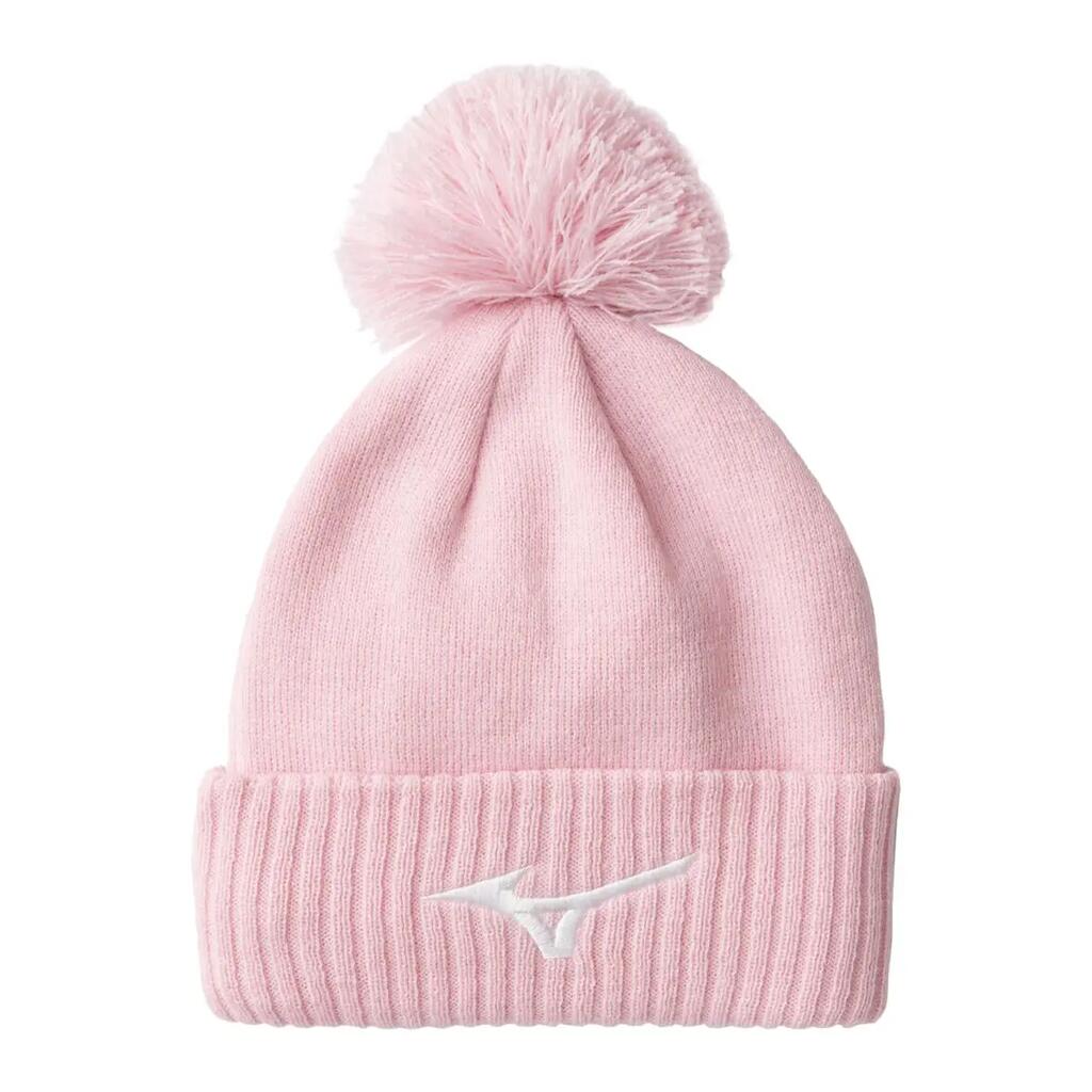 Mizuno Crested Bobble hat pink