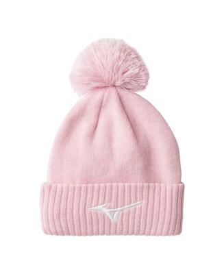 Mizuno Bobble Mütze mit Wappen rosa