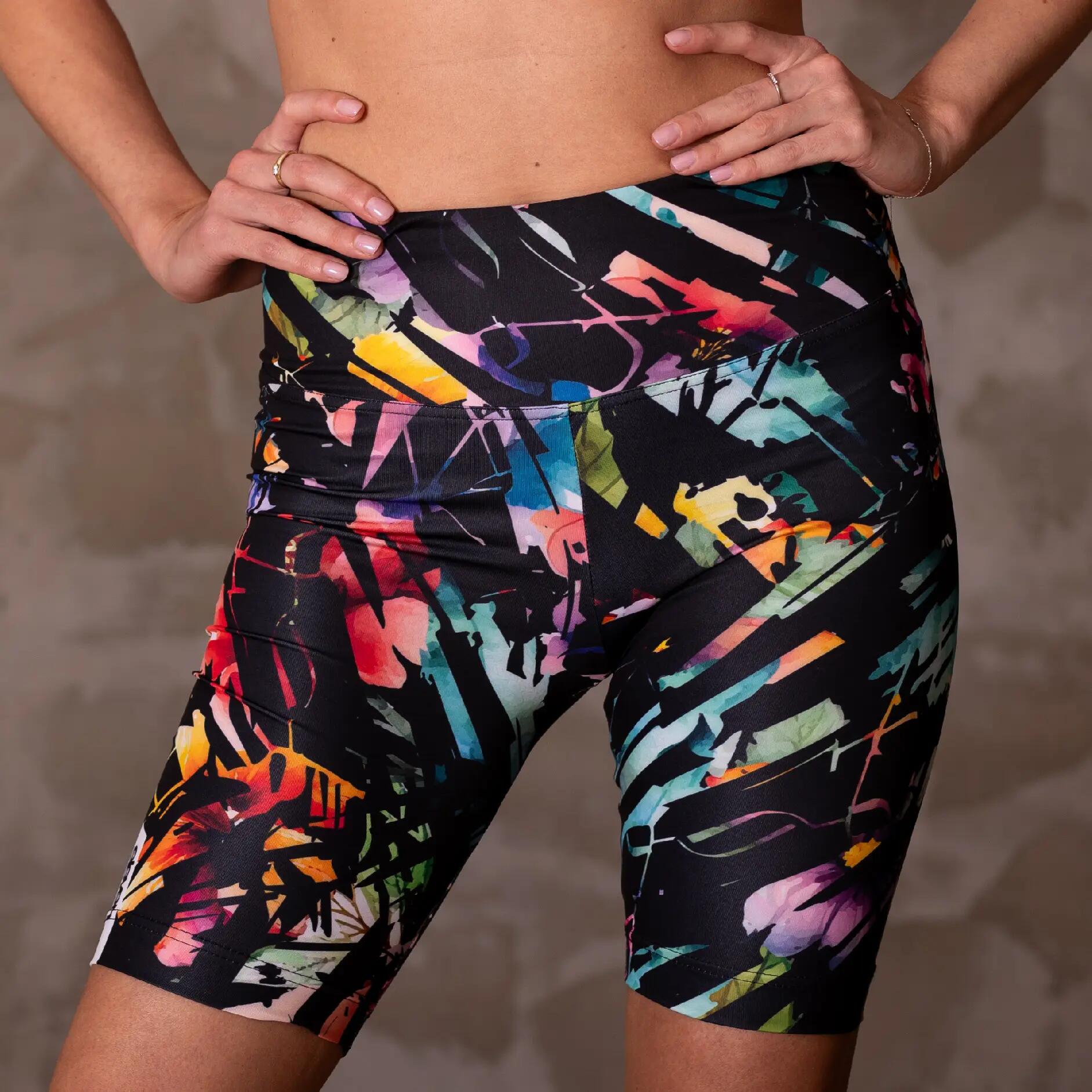 Dámské fitness šortky Eleven Lisbeth Euphoria – jóga a pilates 2/7