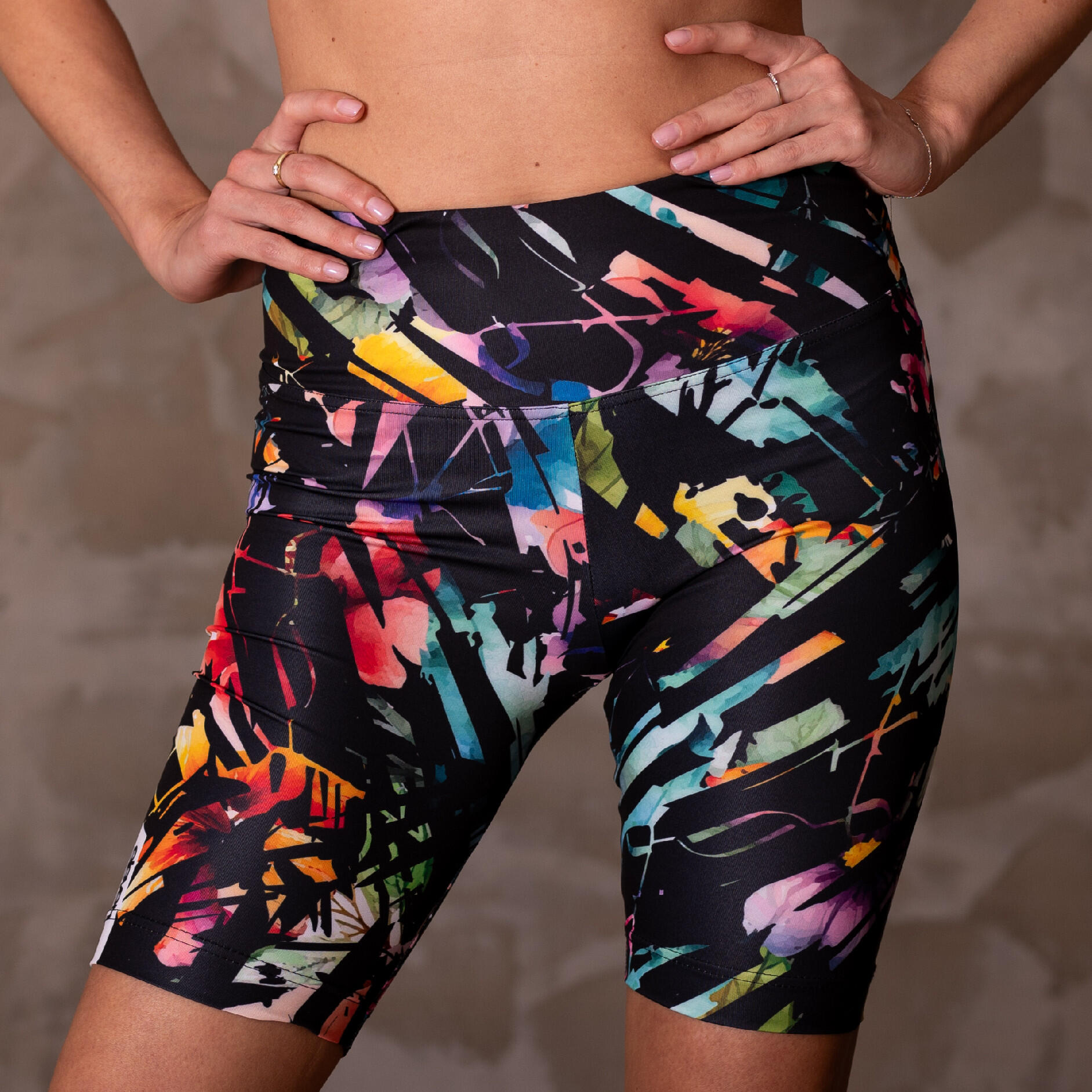 Dámské fitness šortky Eleven Lisbeth Euphoria – jóga a pilates 2/7