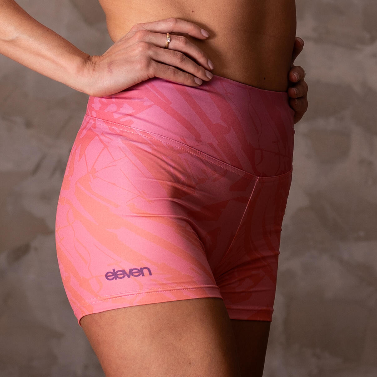 Dámské fitness šortky Eleven Laura Euphoria – jóga a pilates 4/5