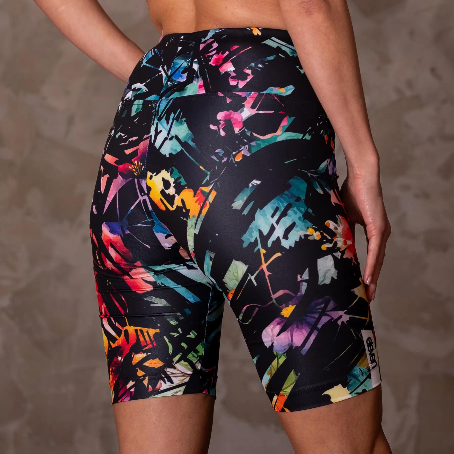Dámské fitness šortky Eleven Lisbeth Euphoria – jóga a pilates 4/7