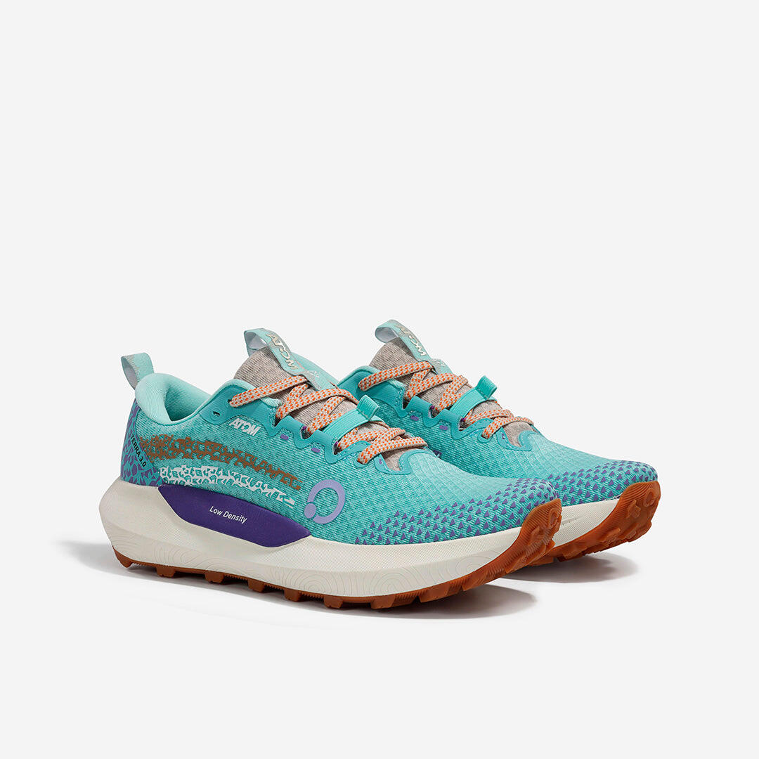 Ténis Terra V3 AT202 para mulher, cor turquesa corrida Mulher Verde ATOM 6/7