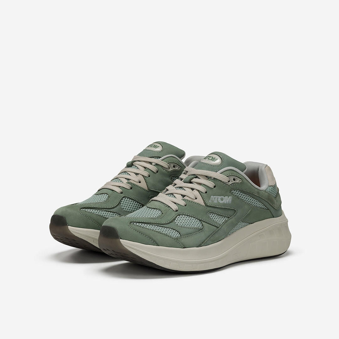 Scarpa Sportiva  Uomo  ATOM AT199 SPEED-GP NOBUCK OLIVE 6/7