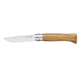 Opinel Taschenmesser Nr. 8 rostfrei, Olivenholz 3/3