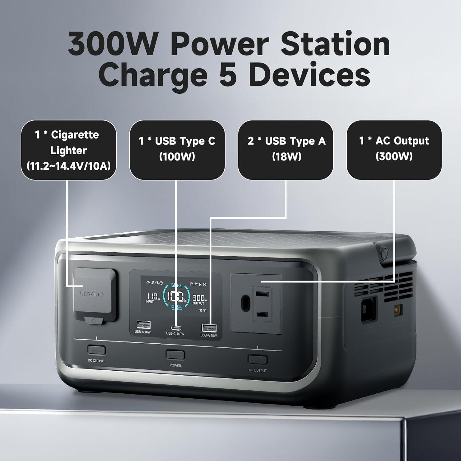 ALLPOWERS VOLIX P300 Station d'alimentation portable 4/7