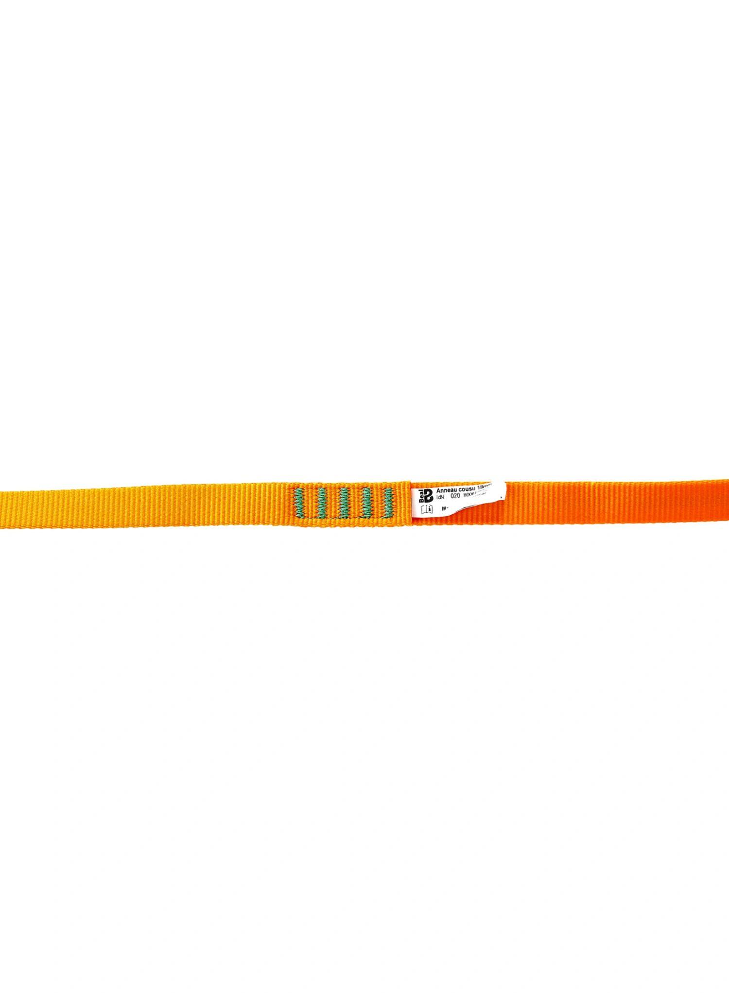 Pętla wspinaczkowa Beal 120 cm x 18 mm taśma płaska Yellow 2/2
